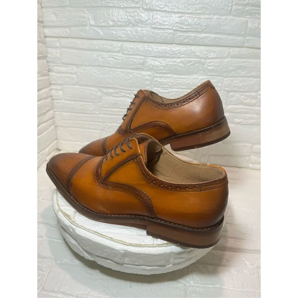 LA MILANO CAP TOE LACED UP OXFORD